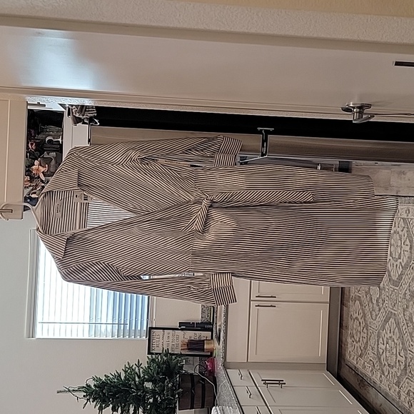 NWT Bailey/44 Striped Cross Body Tie Dress - Picture 1 of 8